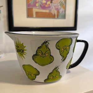 Dr Seuss How the Grinch Stole Christmas Ceramic Mixing Bowl with Handle